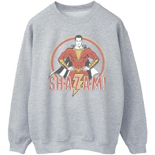 Sweat-shirt Shazam Retro Circle Distressed - Dc Comics - Modalova