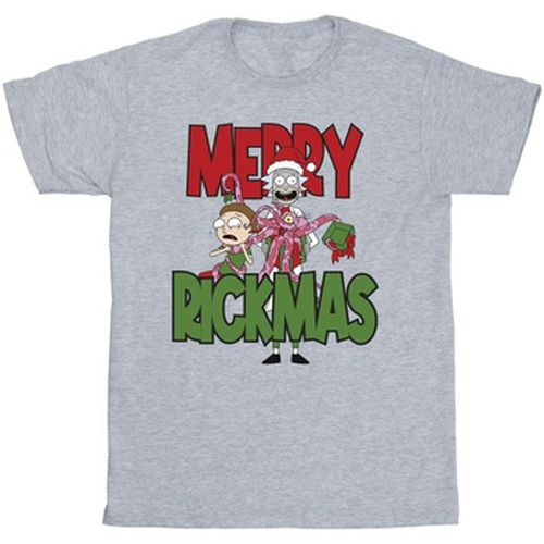 T-shirt Merry Rickmas - Rick And Morty - Modalova