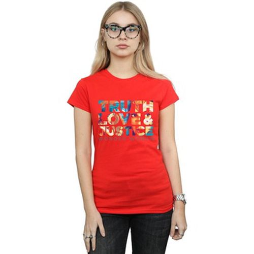 T-shirt 84 Truth Love Justice - Dc Comics - Modalova