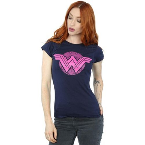 T-shirt Wonder Woman Pink Mosaic - Dc Comics - Modalova