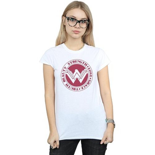 T-shirt Wonder Woman Beauty Strength Love - Dc Comics - Modalova
