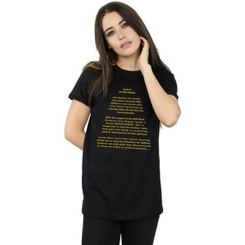 T-shirt The Force Awakens Opening Crawl - Disney - Modalova