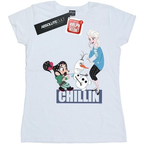 T-shirt Wreck It Ralph Elsa And Vanellope - Disney - Modalova