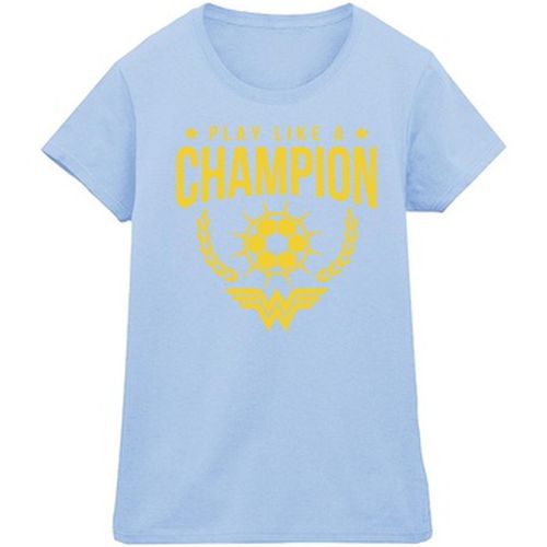 T-shirt Play Like A Champion - Dc Comics - Modalova