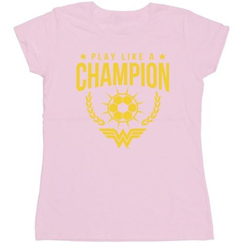 T-shirt Play Like A Champion - Dc Comics - Modalova