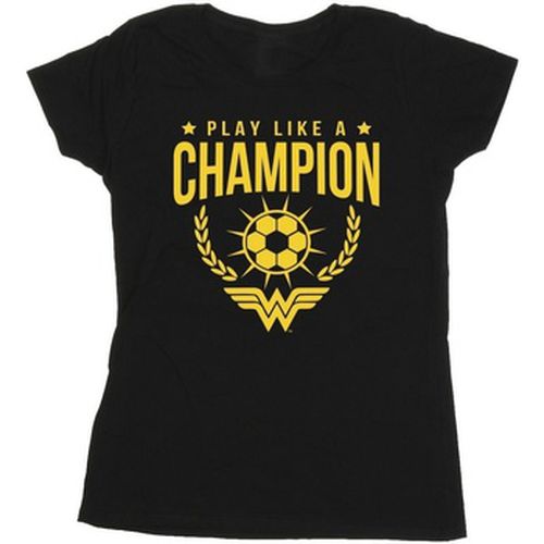 T-shirt Wonder Woman Play Like A Champion - Dc Comics - Modalova