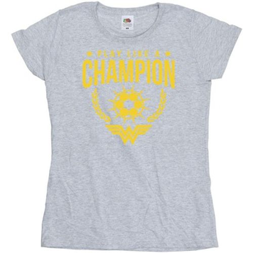 T-shirt Play Like A Champion - Dc Comics - Modalova