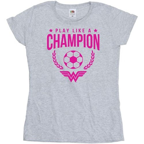 T-shirt Play Like A Champion - Dc Comics - Modalova