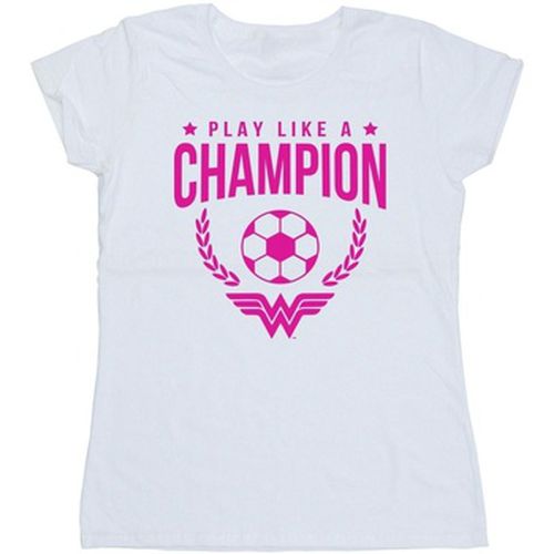 T-shirt Play Like A Champion - Dc Comics - Modalova