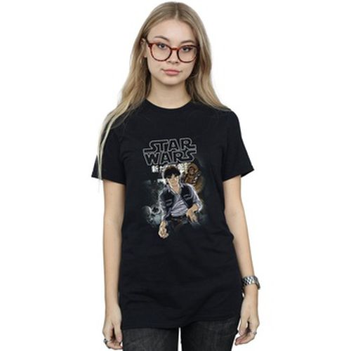 T-shirt Han And Chewie Anime - Disney - Modalova