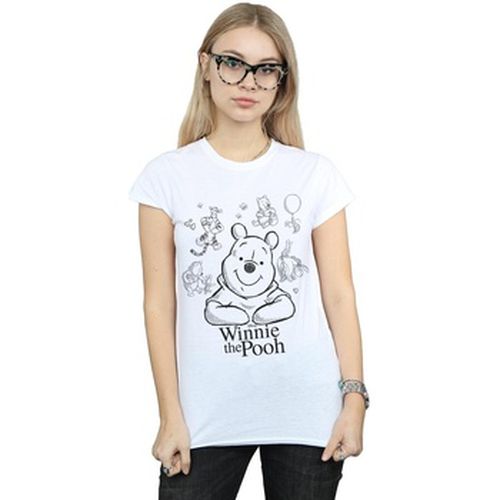 T-shirt Winnie The Pooh Collage Sketch - Disney - Modalova