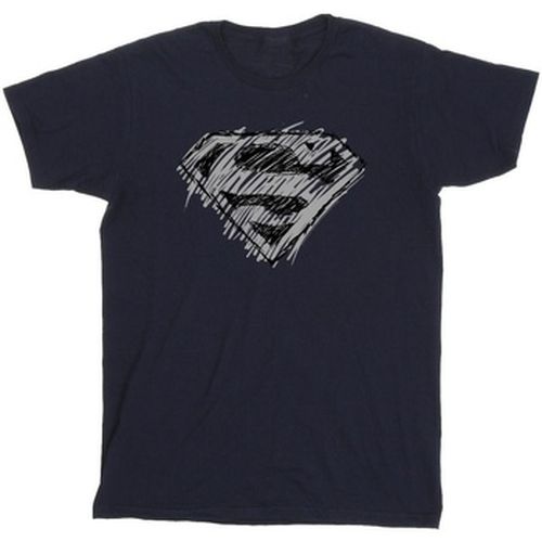 T-shirt Superman Logo Sketch - Dc Comics - Modalova