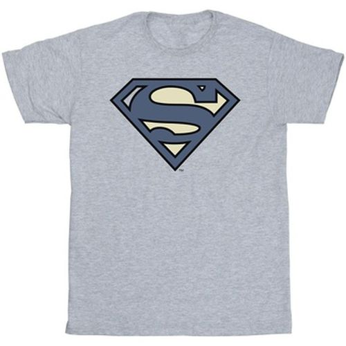 T-shirt Superman Indigo Blue Logo - Dc Comics - Modalova