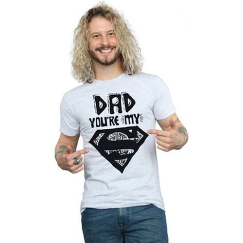 T-shirt Superman Super Dad - Dc Comics - Modalova