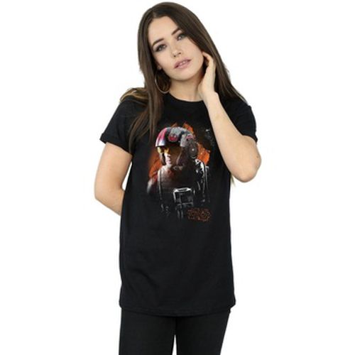 T-shirt The Last Jedi Poe Dameron Brushed - Disney - Modalova