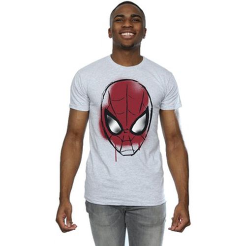 T-shirt Spider-Man Face Sketch - Marvel - Modalova