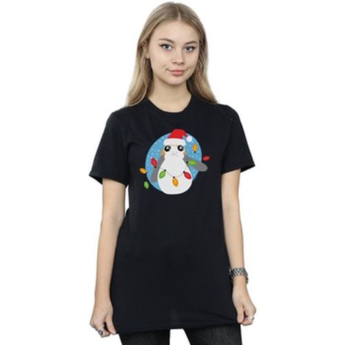 T-shirt The Last Jedi Porg Christmas Lights - Disney - Modalova