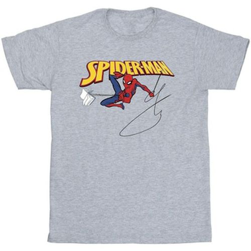 T-shirt Spider-Man With A Book - Marvel - Modalova