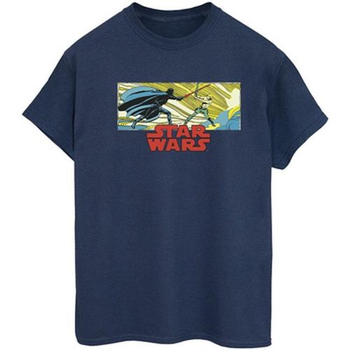 T-shirt Comic Strip Luke And Vader - Disney - Modalova