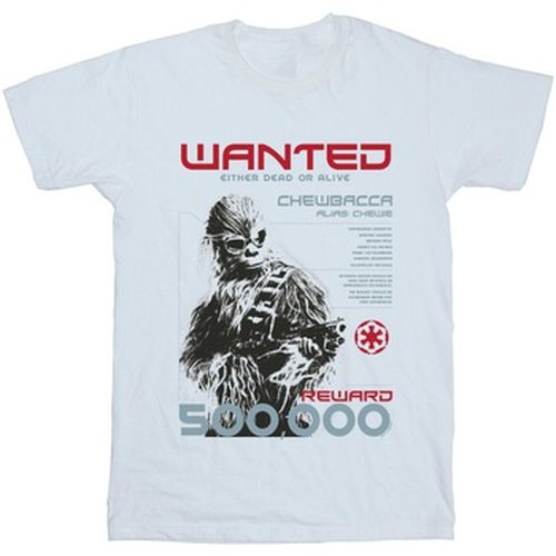 T-shirt Han Solo Chewie Wanted - Disney - Modalova