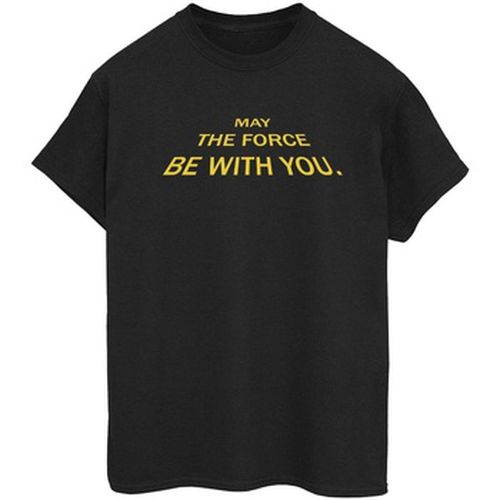 T-shirt May The Force Opening Crawls - Disney - Modalova