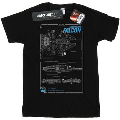T-shirt Force Awakens Millennium Falcon Manual - Disney - Modalova