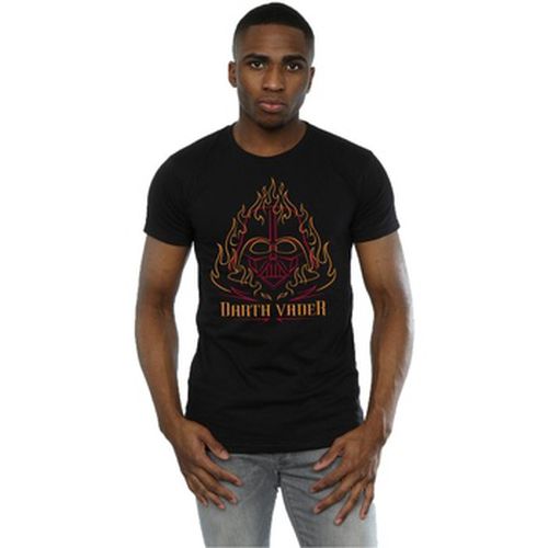 T-shirt Disney Darth Vader Flames - Disney - Modalova