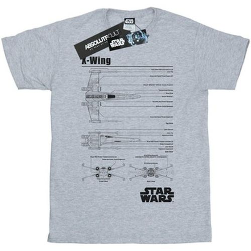 T-shirt Disney X-Wing Blueprint - Disney - Modalova