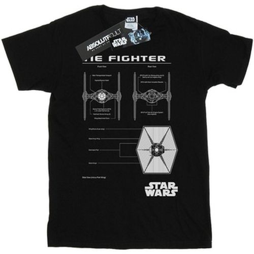T-shirt TIE Fighter Blueprint - Disney - Modalova
