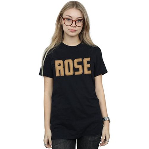 T-shirt The Rise Of Skywalker Rose Text Logo - Disney - Modalova