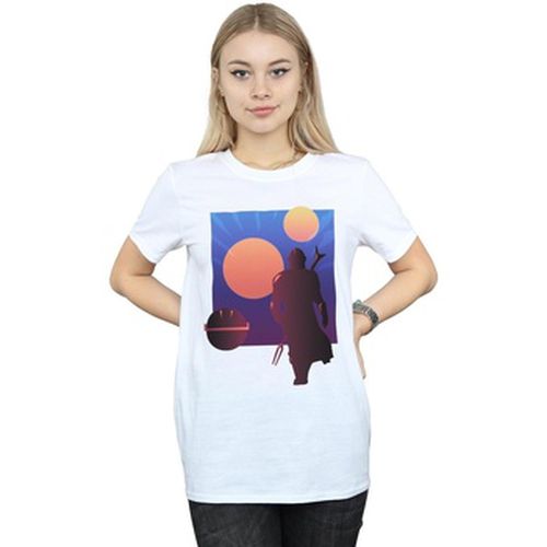 T-shirt The Mandalorian Duo Sunset - Disney - Modalova
