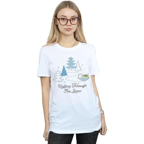 T-shirt The Mandalorian Rolling Through The Snow - Disney - Modalova
