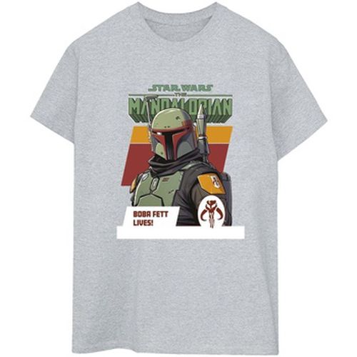 T-shirt The Mandalorian Boba Fett Lives - Disney - Modalova