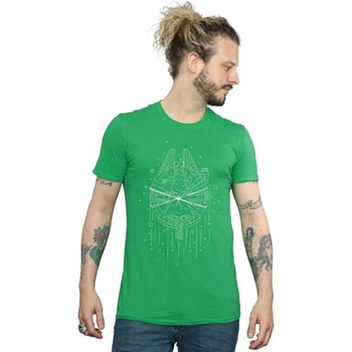 T-shirt Millennium Falcon Christmas Tree Delivery - Disney - Modalova