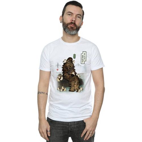 T-shirt The Last Jedi Japanese Chewbacca Porgs - Disney - Modalova