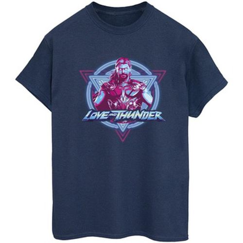 T-shirt Thor Love And Thunder Neon Badge - Marvel - Modalova