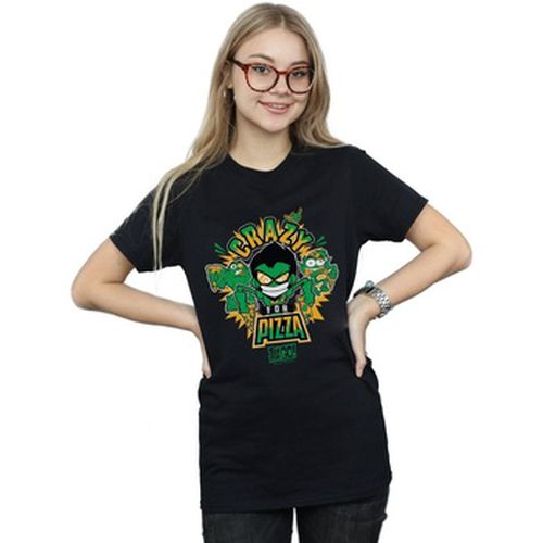 T-shirt Teen Titans Go Crazy For Pizza - Dc Comics - Modalova