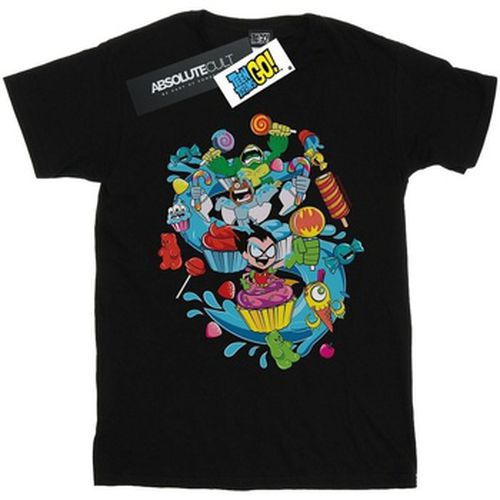 T-shirt Teen Titans Go Candy Mania - Dc Comics - Modalova