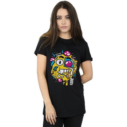 T-shirt Teen Titans Go Pizza Face - Dc Comics - Modalova