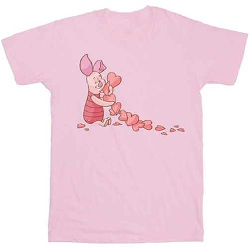 T-shirt Winnie The Pooh Piglet Chain Of Hearts - Disney - Modalova