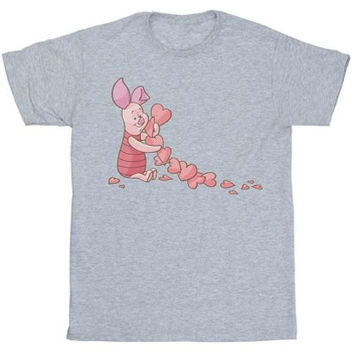 T-shirt Winnie The Pooh Piglet Chain Of Hearts - Disney - Modalova