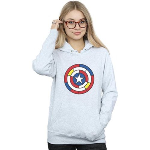 Sweat-shirt Captain America Stained Glass Shield - Marvel - Modalova