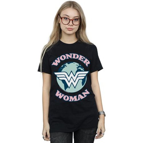 T-shirt Wonder Woman Planet Symbol - Dc Comics - Modalova