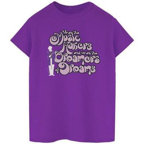 T-shirt Willy Wonka Dreamers Text - Willy Wonka - Modalova