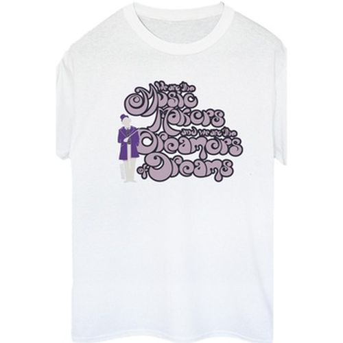 T-shirt Willy Wonka Dreamers Text - Willy Wonka - Modalova