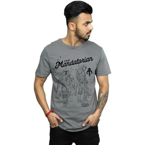 T-shirt The Mandalorian Hunter Profile - Disney - Modalova