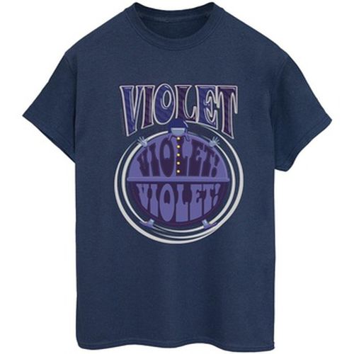 T-shirt Violet Turning Violet - Willy Wonka - Modalova