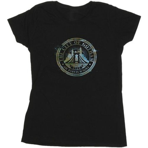 T-shirt The Batman City Of Gotham Magna Crest - Dc Comics - Modalova