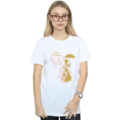 T-shirt Mary Poppins Floral Silhouette - Disney - Modalova