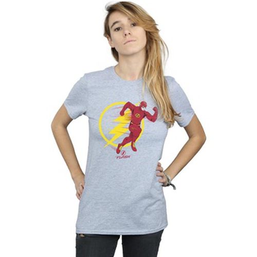 T-shirt The Flash Running Emblem - Dc Comics - Modalova